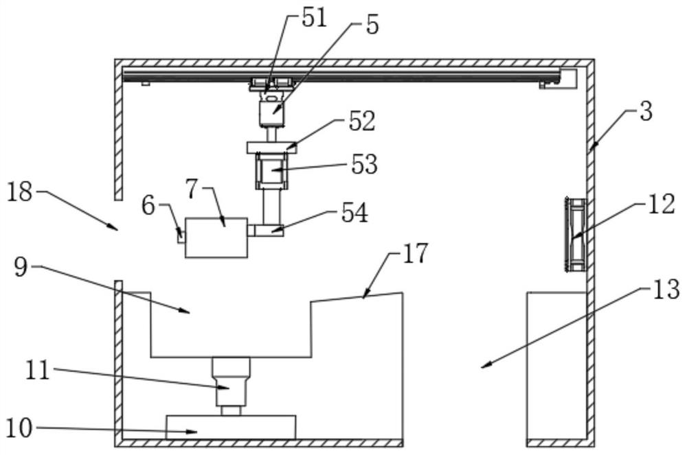 Disinfection and cleaning device for spinal internal fixation screw used for orthopedics department