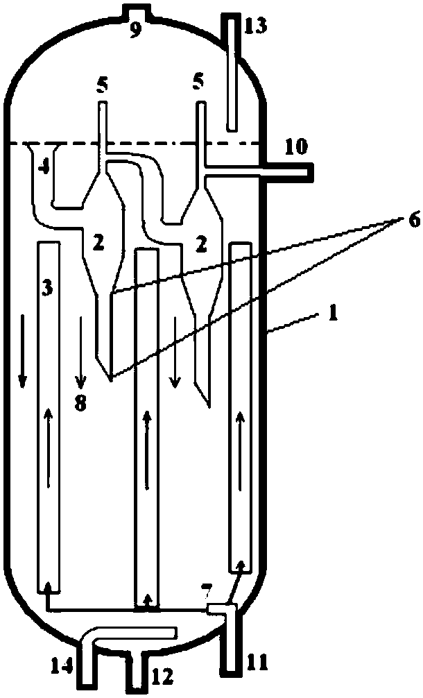 A kind of lightening method of whole distillate fraction of coal tar