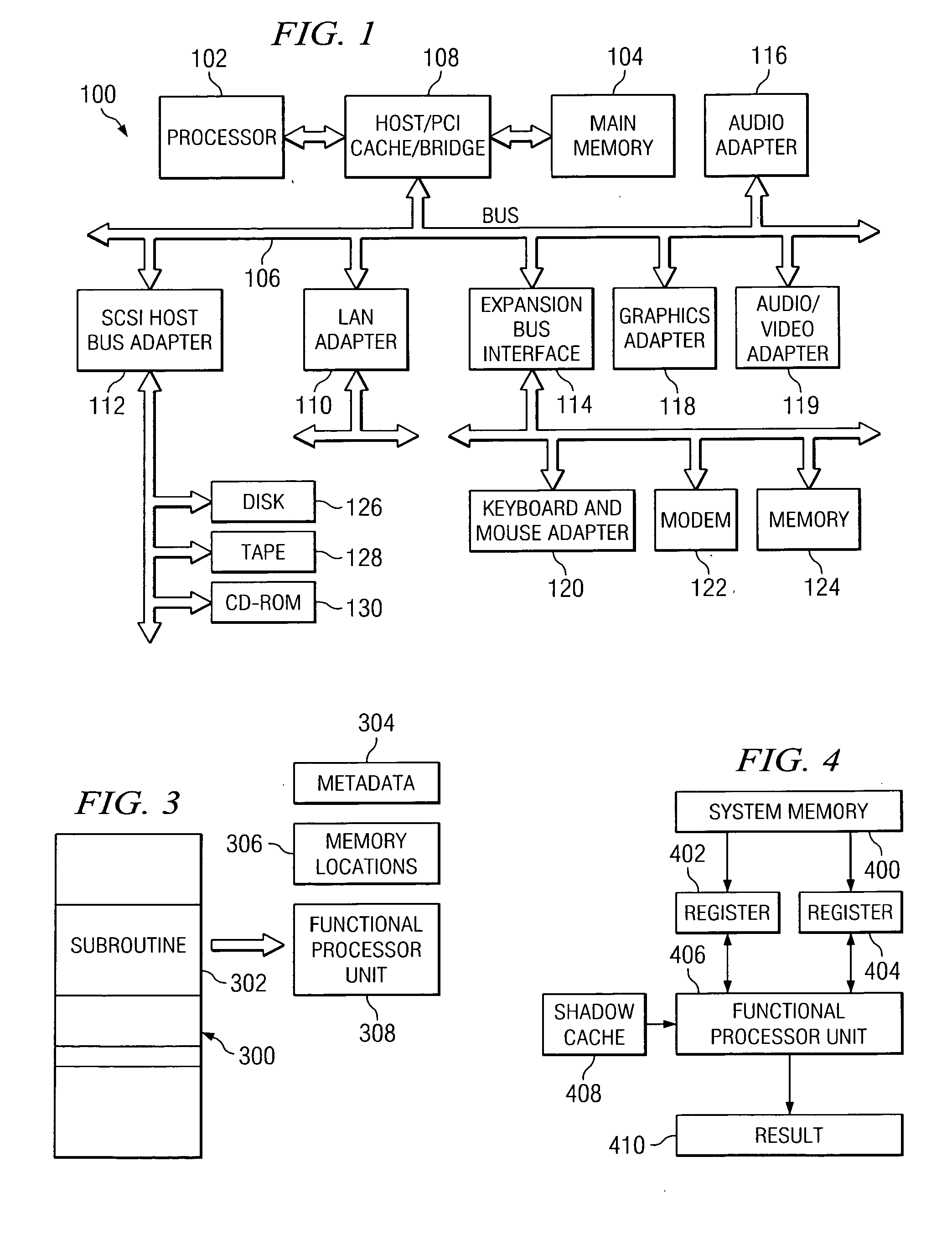 Method and apparatus for identifying access states for variables