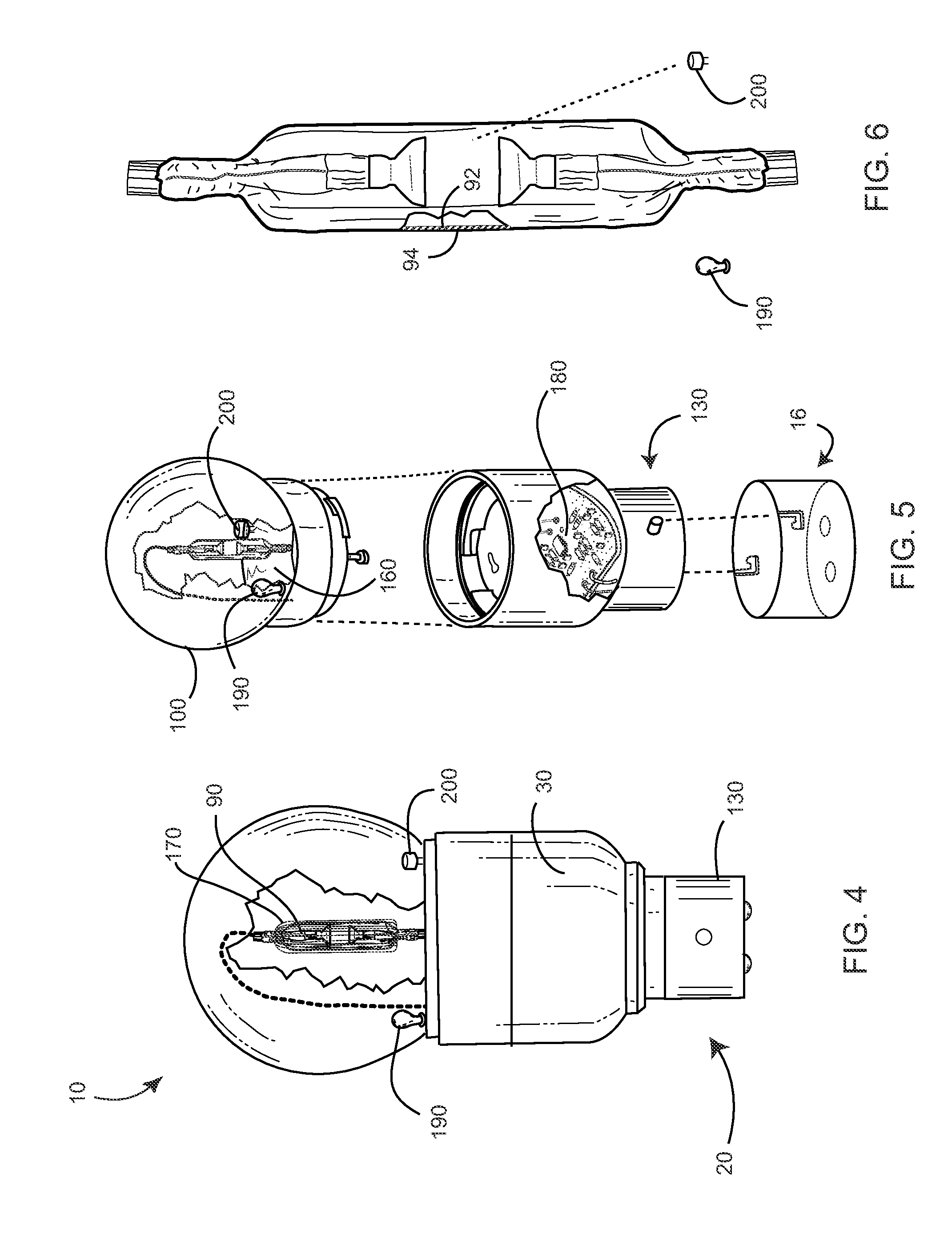 HID light bulb and base system