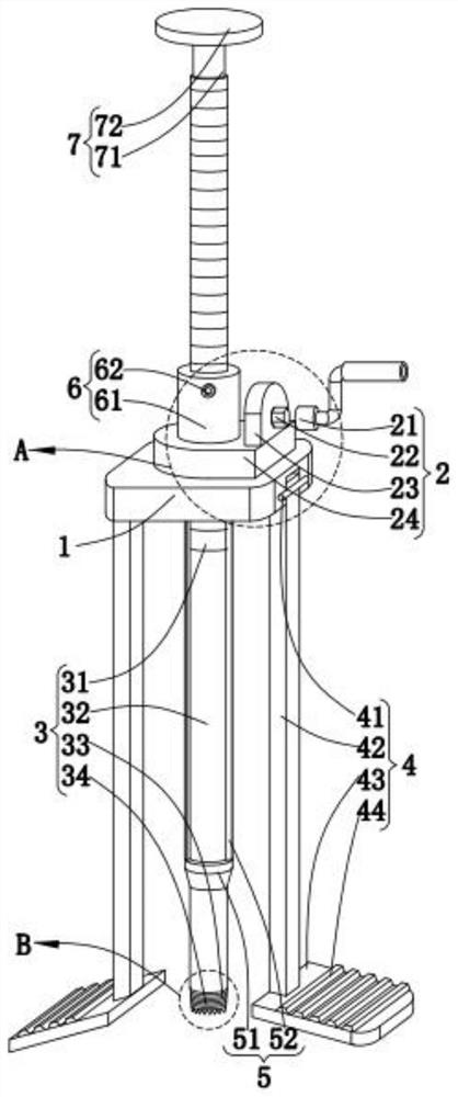 A soil-taking device and method for manufacturing underground heat storage reservoirs