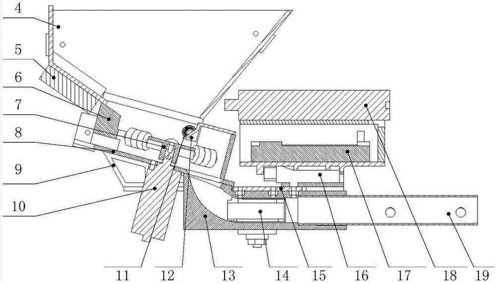 Slanting friction wheel transmitter