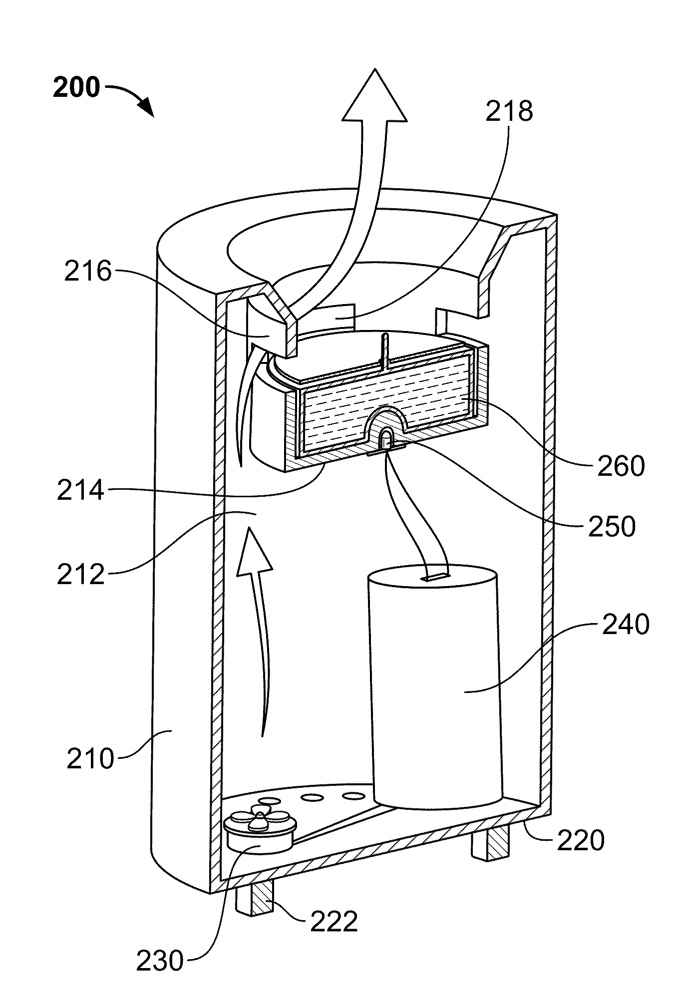 Flameless candle with fragrance diffusion