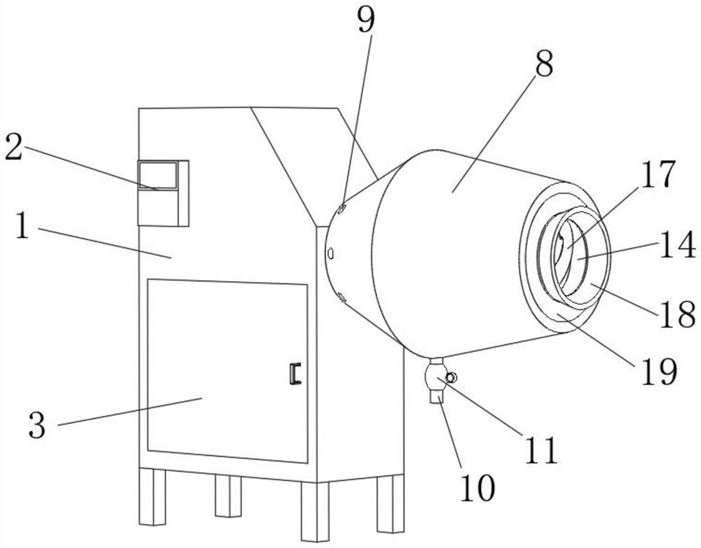 Operation method of bean sprout salt mixing and dehydrating device for preparing pickled vegetables