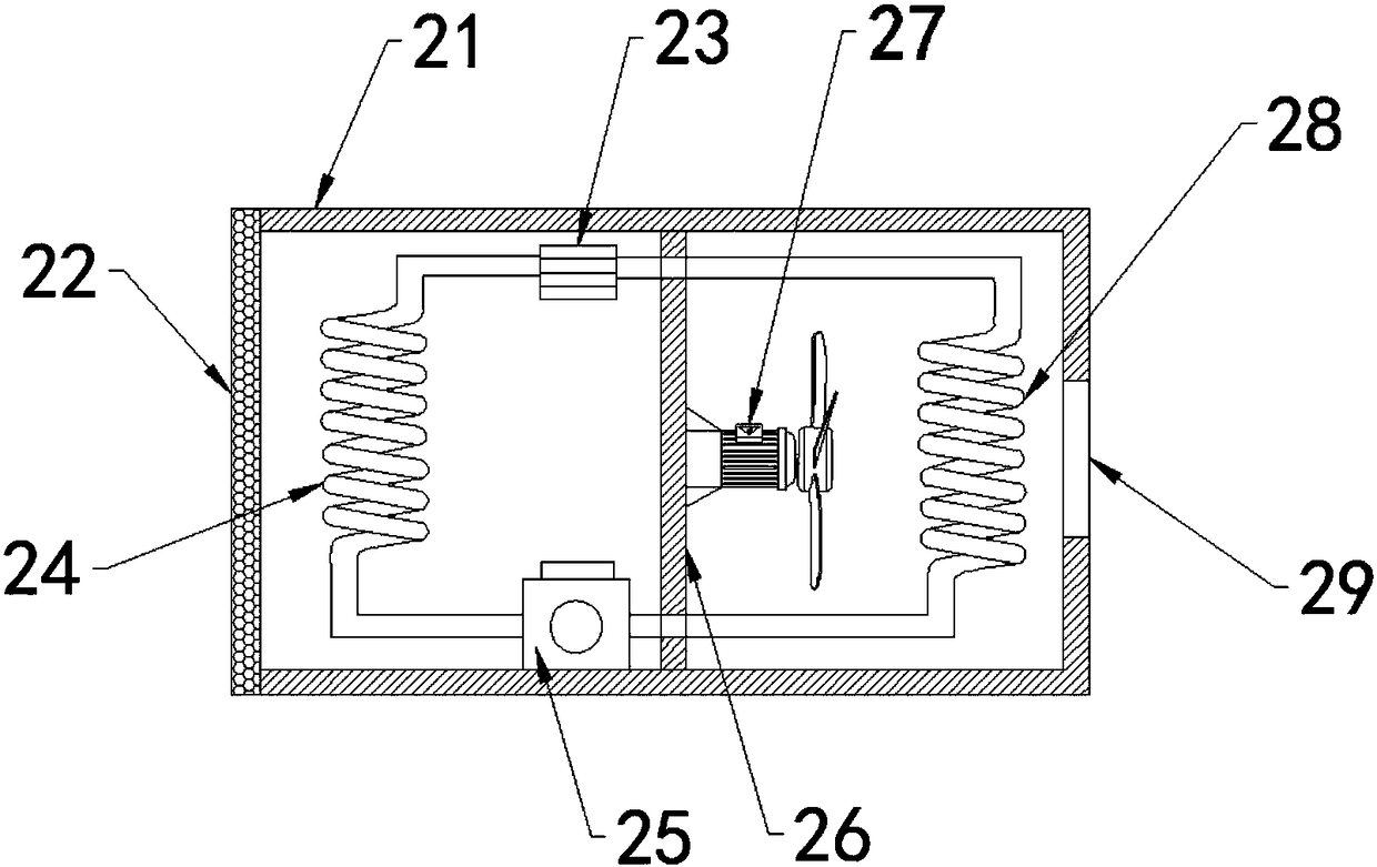 Drying system achieving heating through air source heat pump