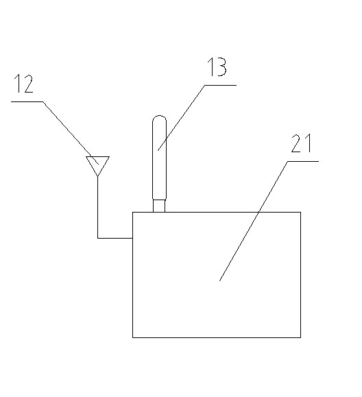 Fault positioning monitoring system for distribution network