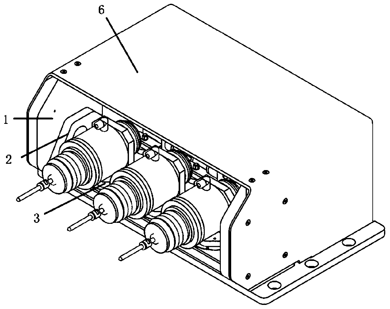 Multi-axis two-degree-of-freedom synchronous swinging device