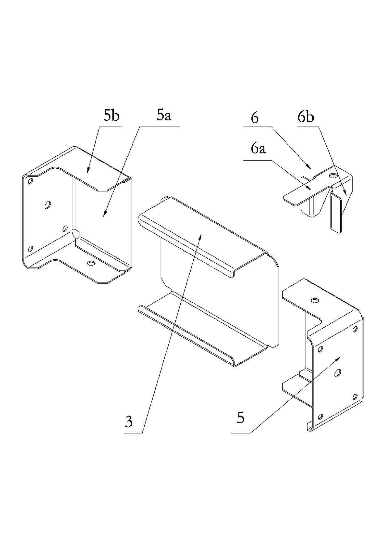 Frame of right three-wheeled motorcycle