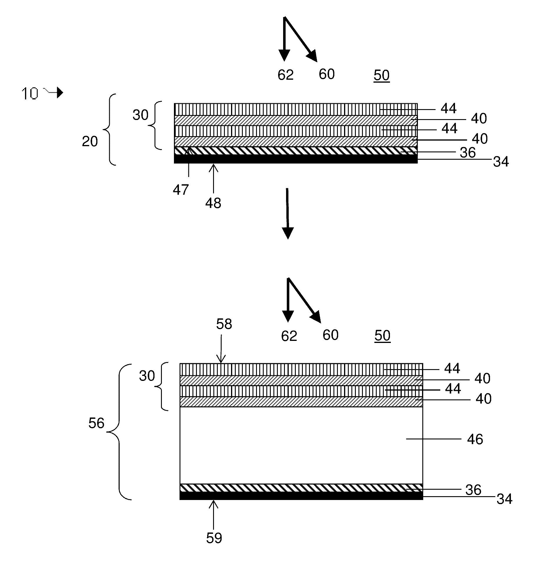 Plating technique for electrode