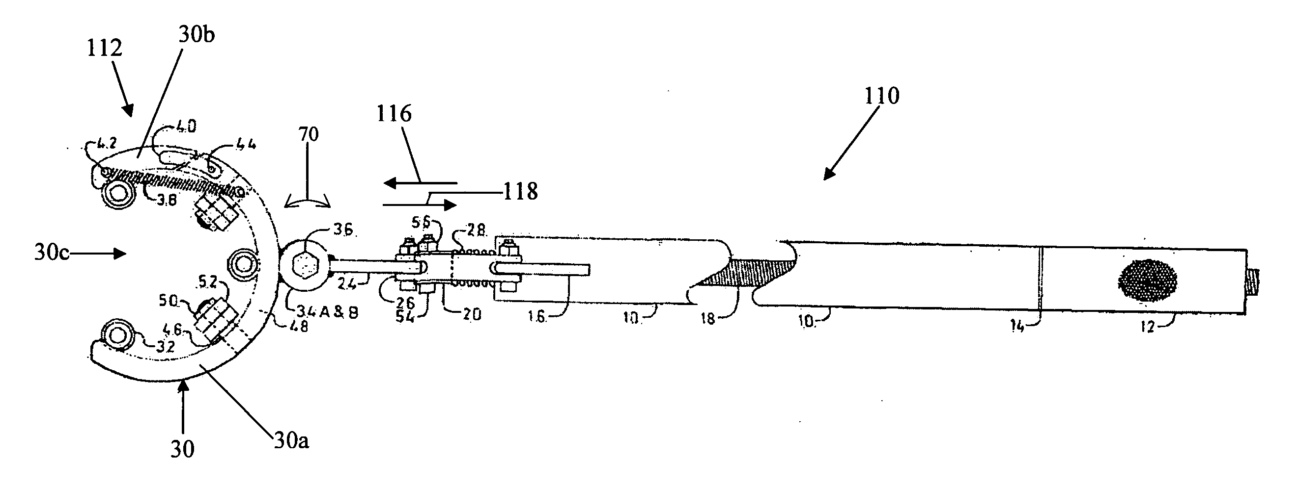 Apparatus and method for handling a crossover tube of a gas turbine