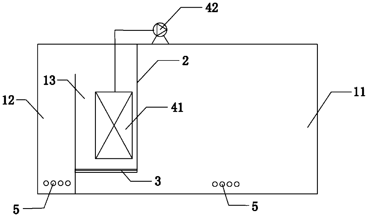 Sewage biochemical treatment device