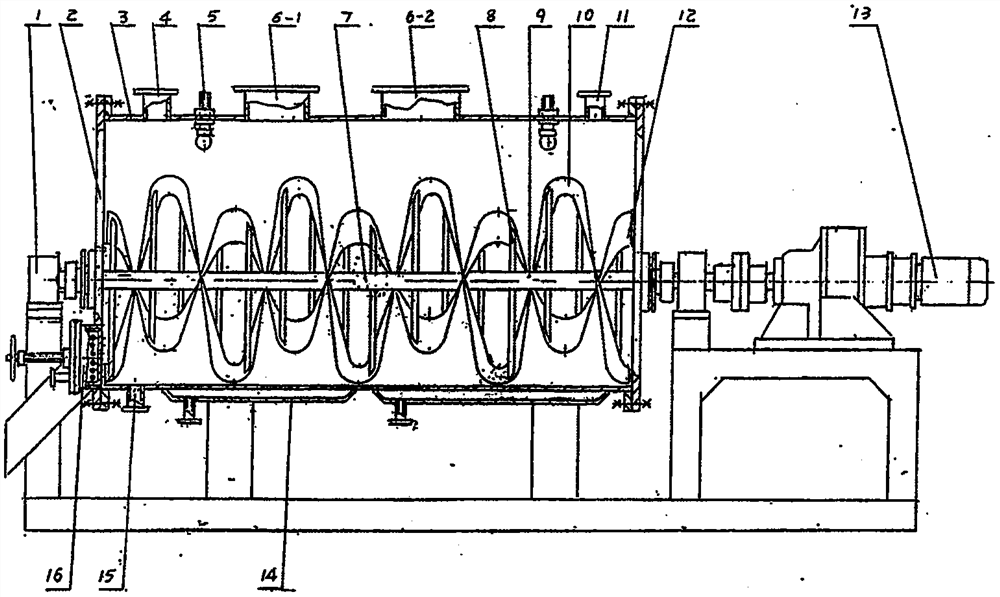 Horizontal spiral stirring leaching tank, its tank group and leaching method