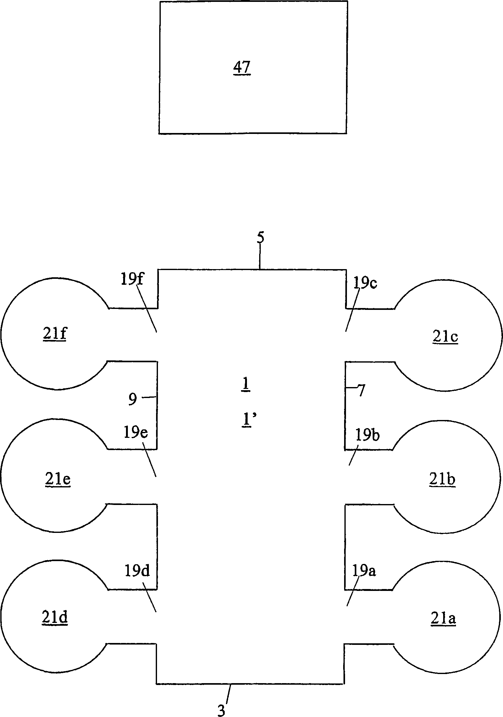 Fluidized bed reactor system having an exhaust gas plenum