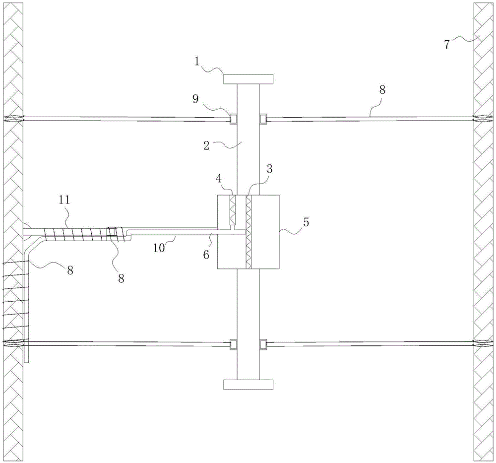 Concrete strainmeter subassembly and installation method