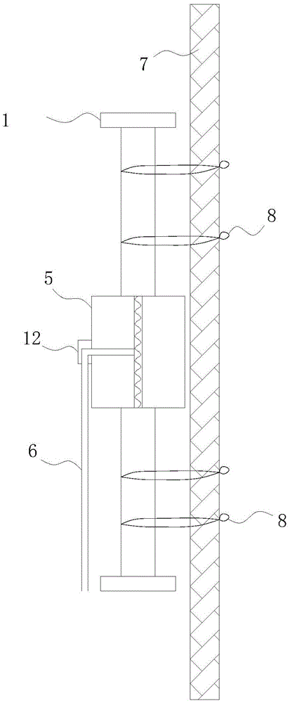 Concrete strainmeter subassembly and installation method