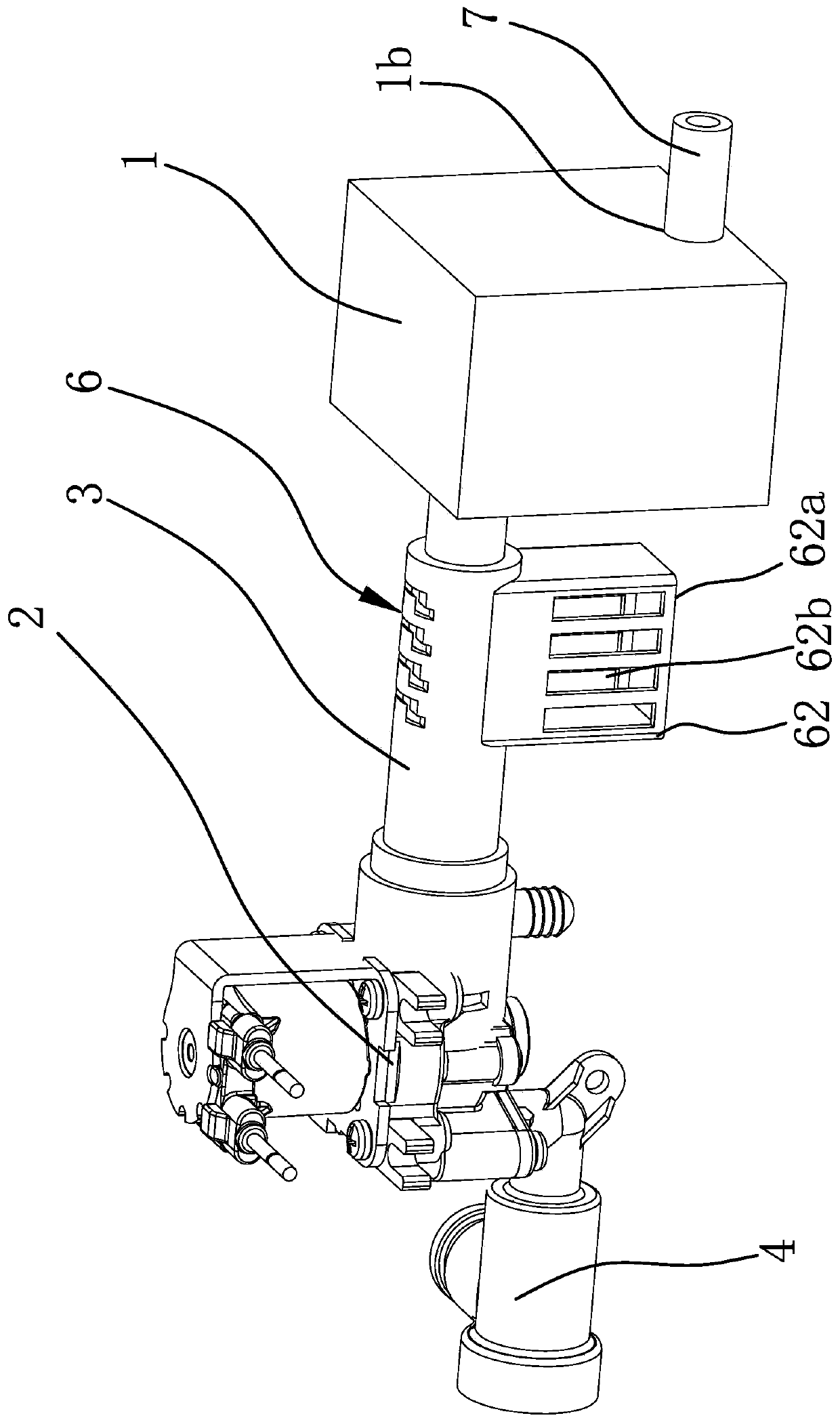 Cleaning waterway of intelligent closestool