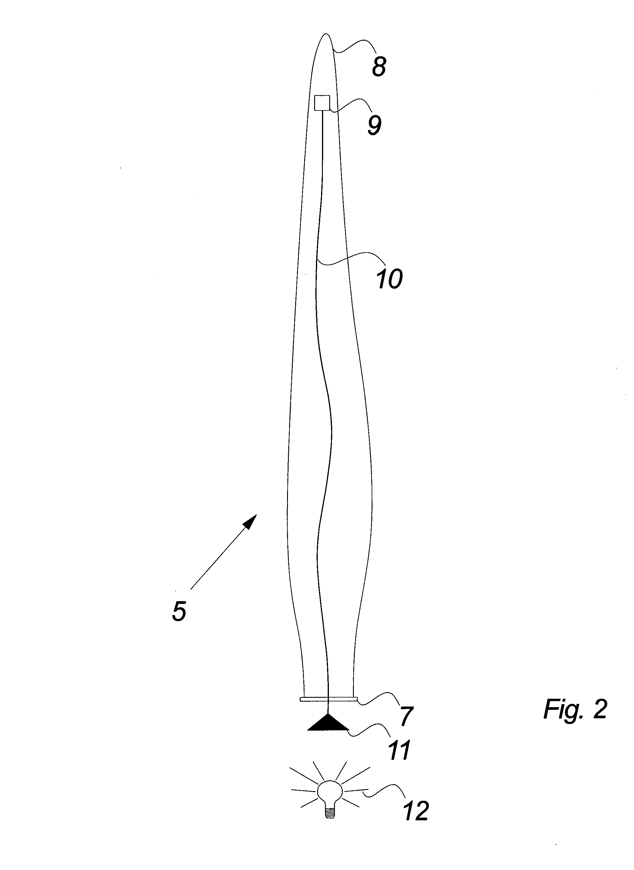 Wind turbine blade, wind turbine and method for manufacturing a wind turbine blade