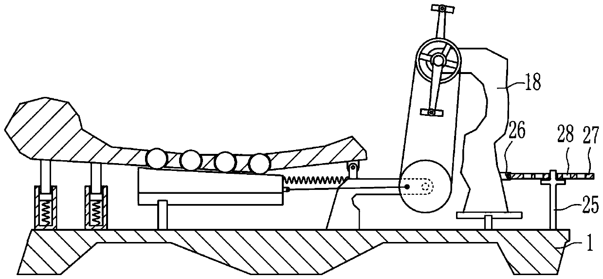 A medical exercise massage equipment for patients with lumbar disc herniation