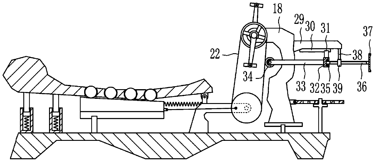 A medical exercise massage equipment for patients with lumbar disc herniation