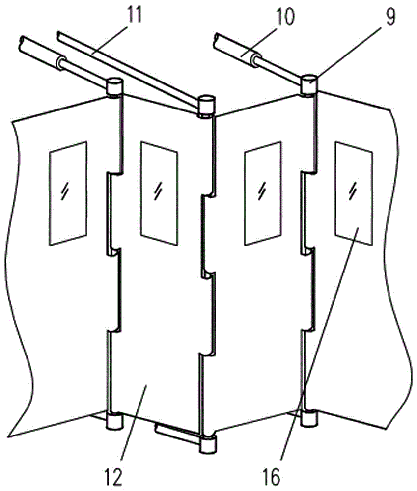 Pedestrian overbridge vehicle