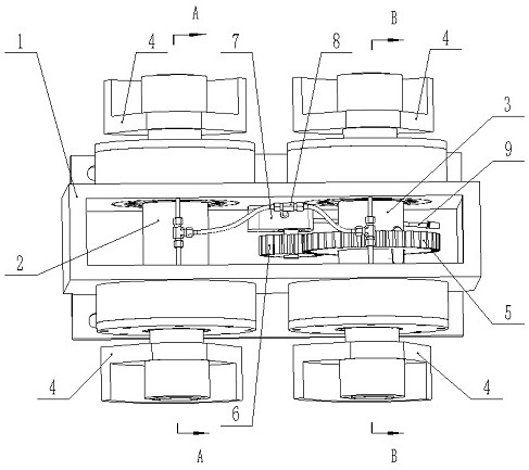 Self-synchronizing vibration exciter for forced thin oil lubrication