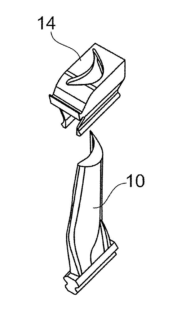 Rotor blade arrangement and gas turbine