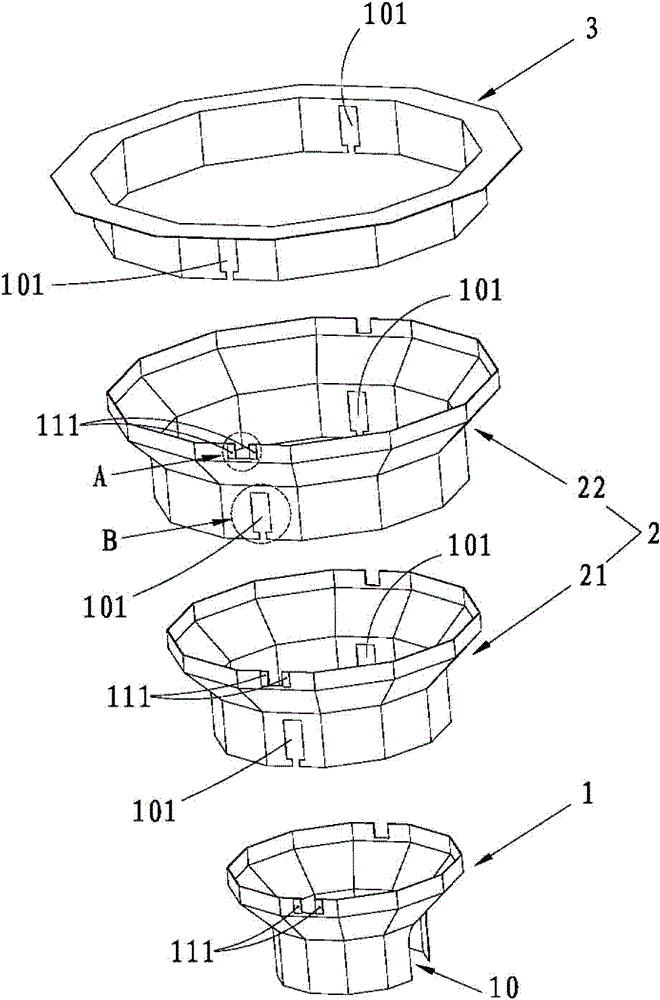 Combined reflector and lamps