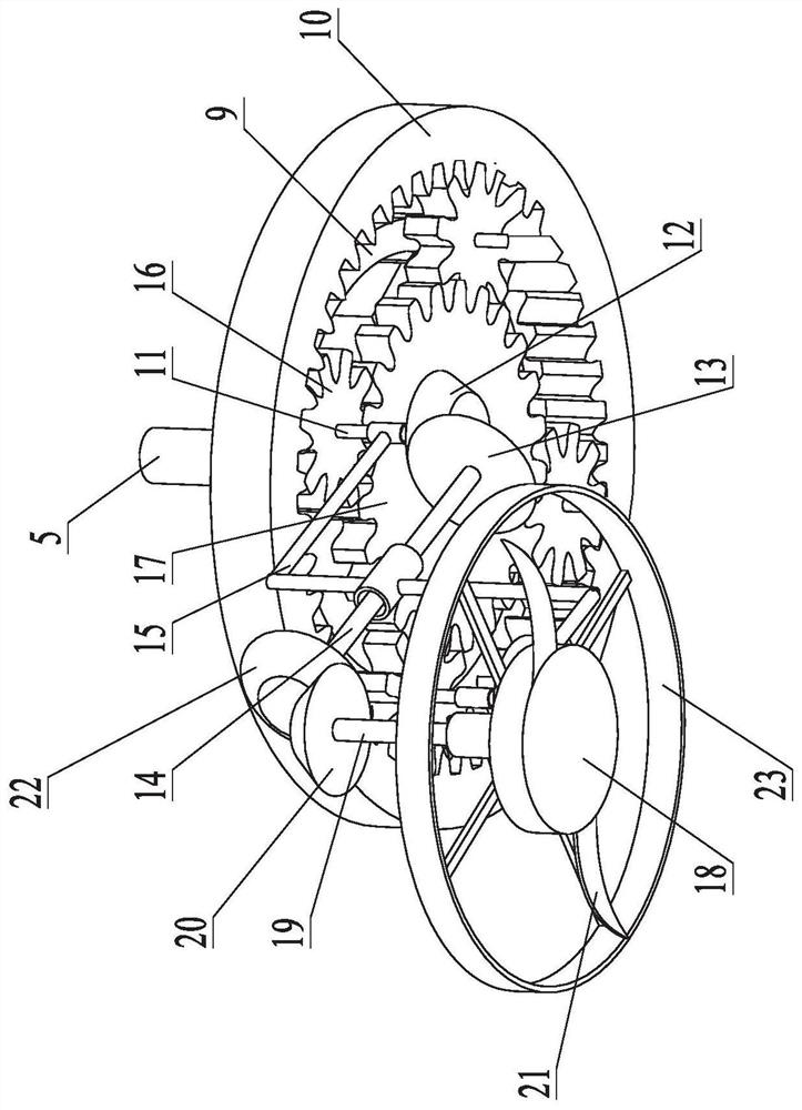 Crop inter-plant automatic weeding mechanism