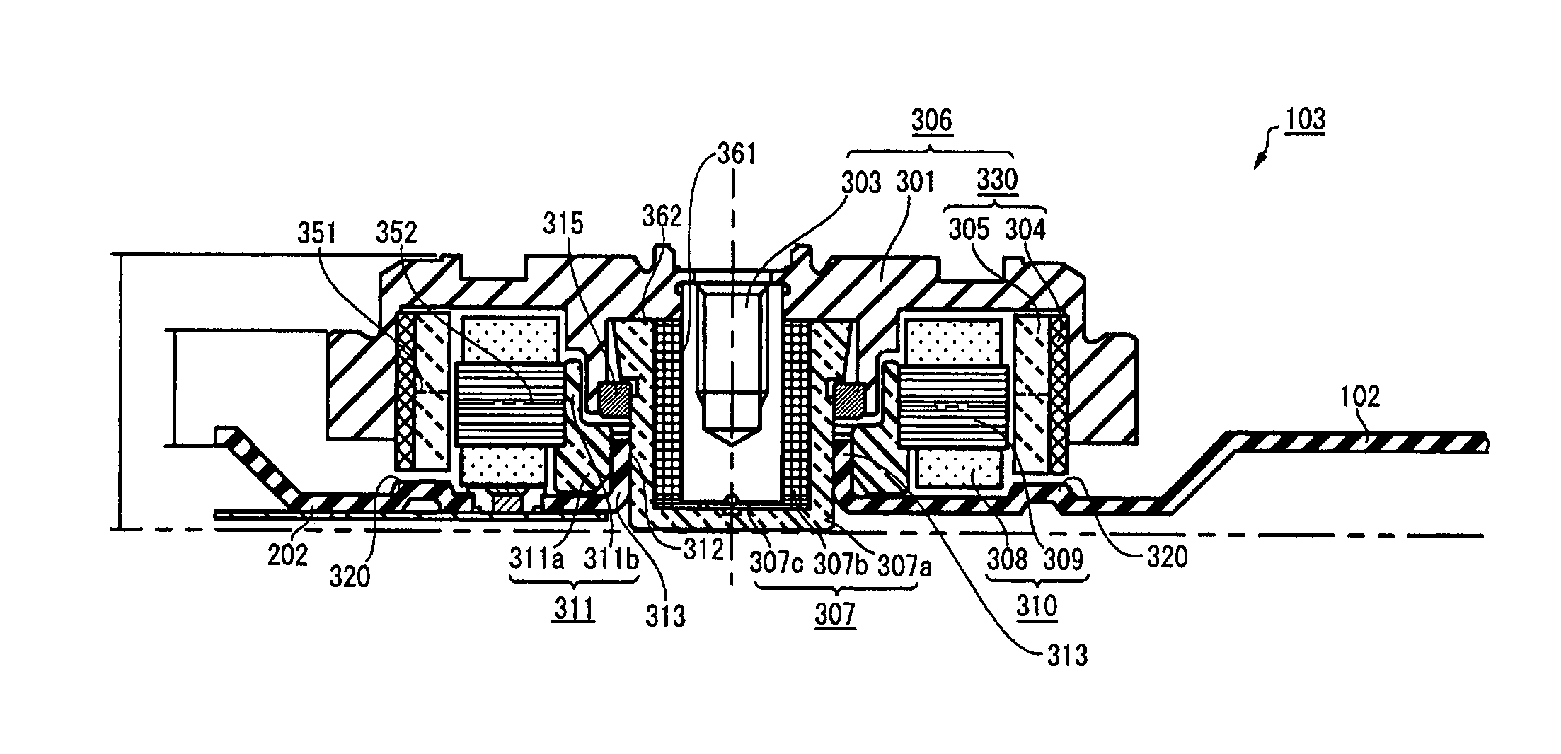 Data storage device with mechanism to control rotation of spindle motor