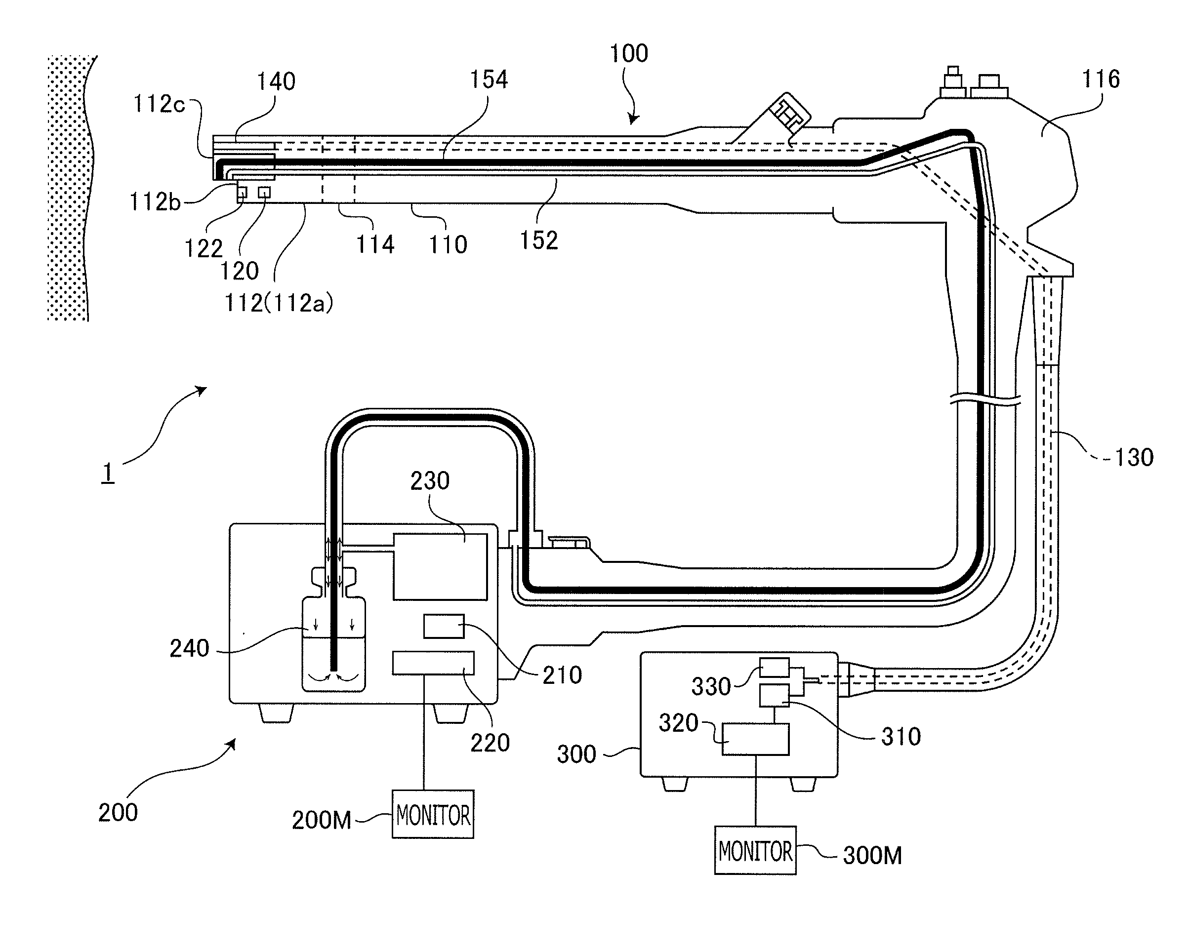 Scanning probe, scanning observation system, integrated endoscope, and integrated endoscope system