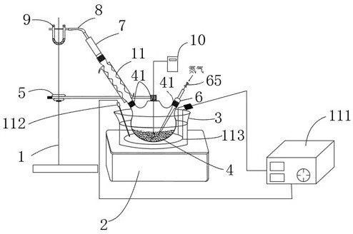 A kind of oxygen avoidance device for free radical polymerization reaction