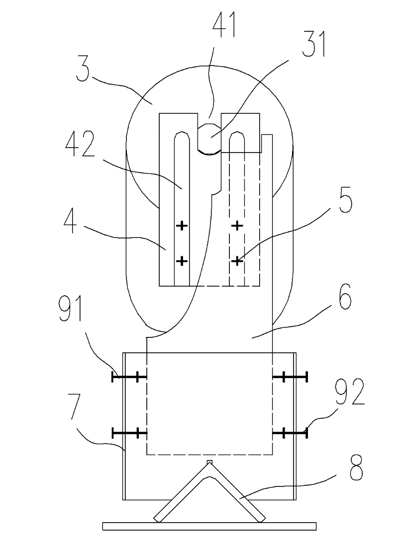 Variable-inclination carrier roller set