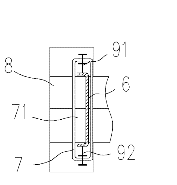 Variable-inclination carrier roller set