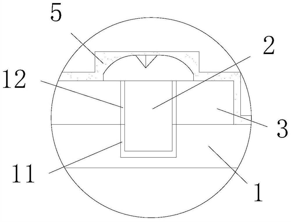 Waterproof structure of cable intermediate joint