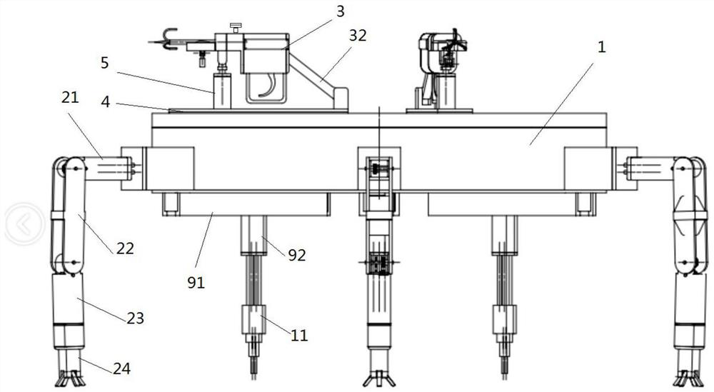 Spider-like rescue robot