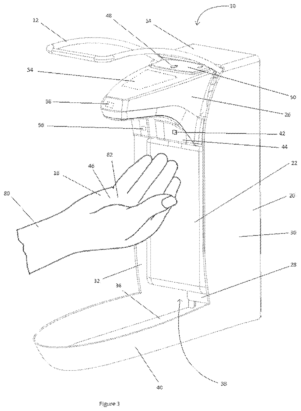 Fluid Dispenser with Thermometer