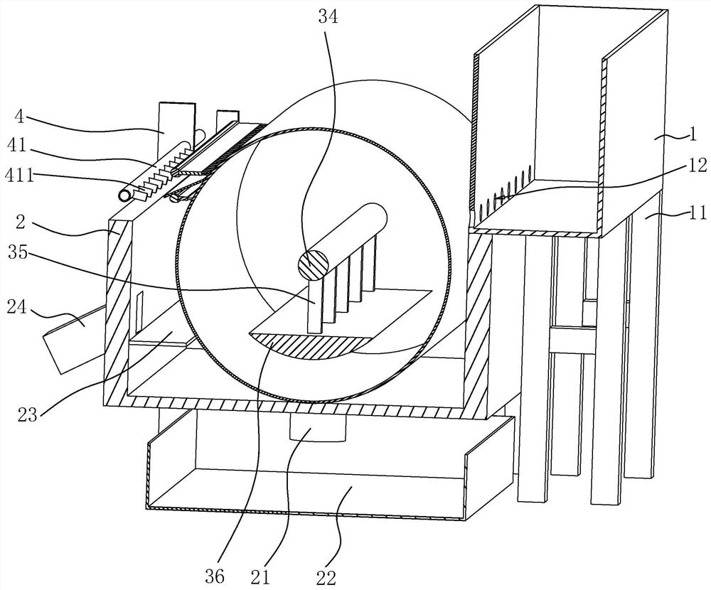 Magnetic separator and iron separation process applying same