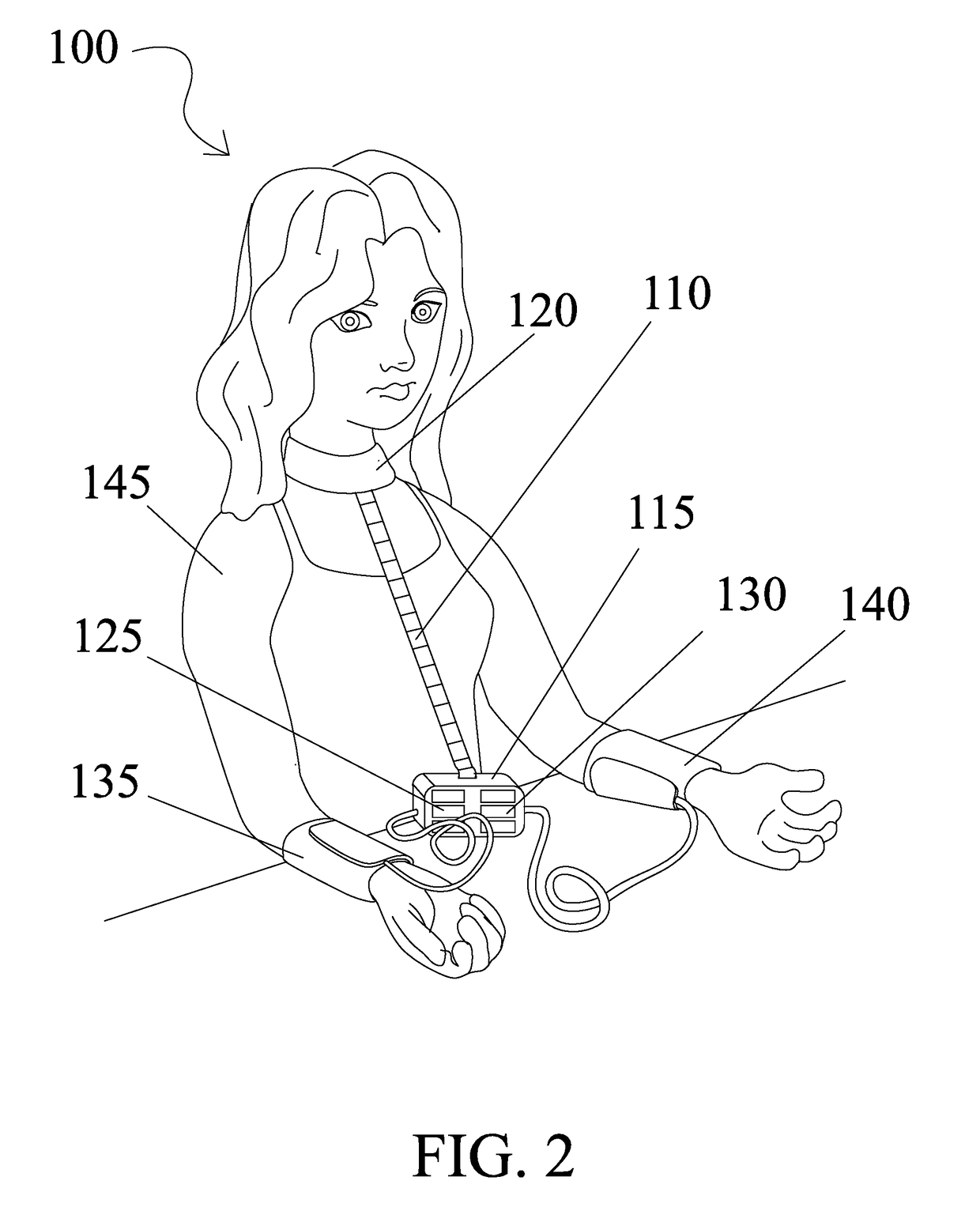 Simultaneous bi-lateral blood pressure system with position indicator