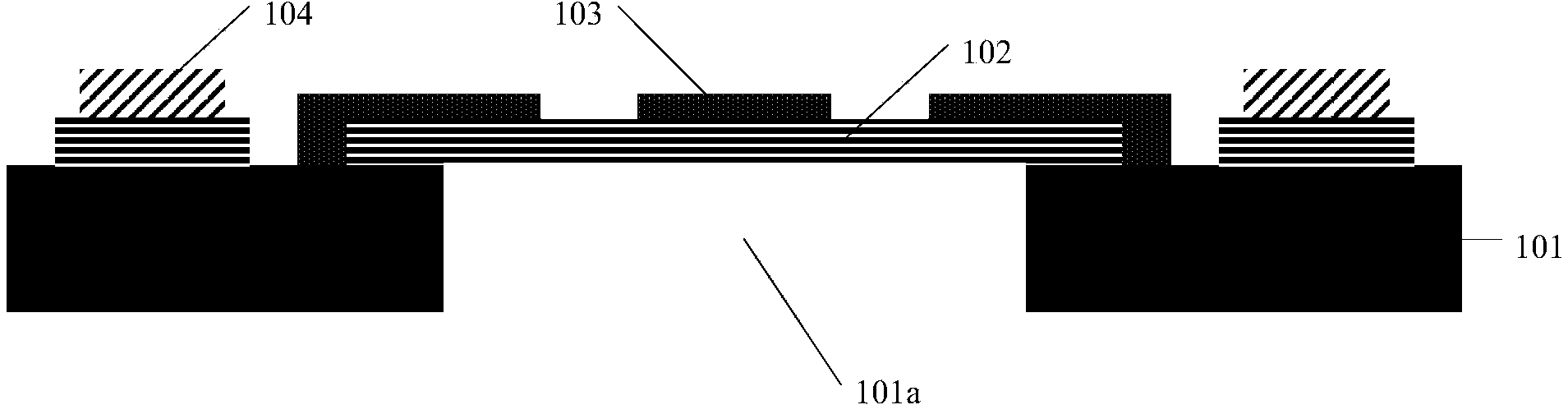 Bulk-silicon micro electromechanical system MEMS structure front surface subsequent processing method