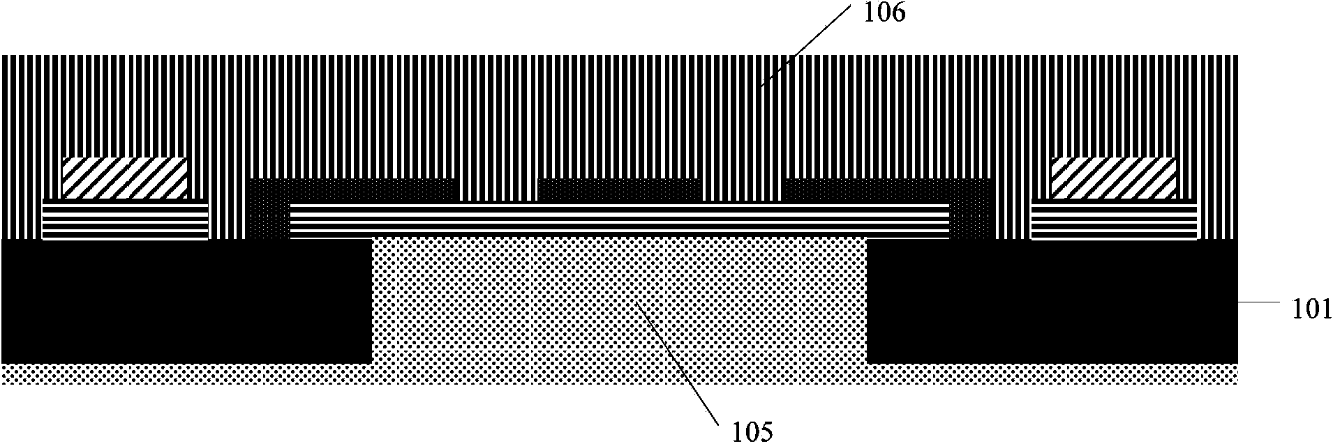 Bulk-silicon micro electromechanical system MEMS structure front surface subsequent processing method