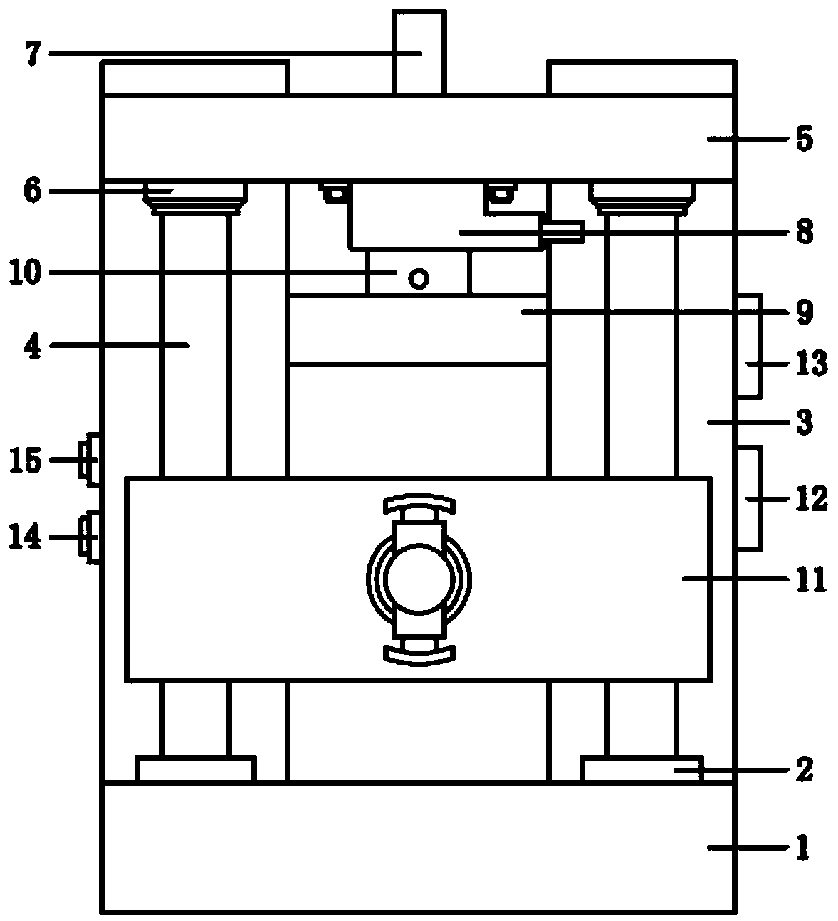 Automatic welding machine for motor cooling fins of new energy vehicle