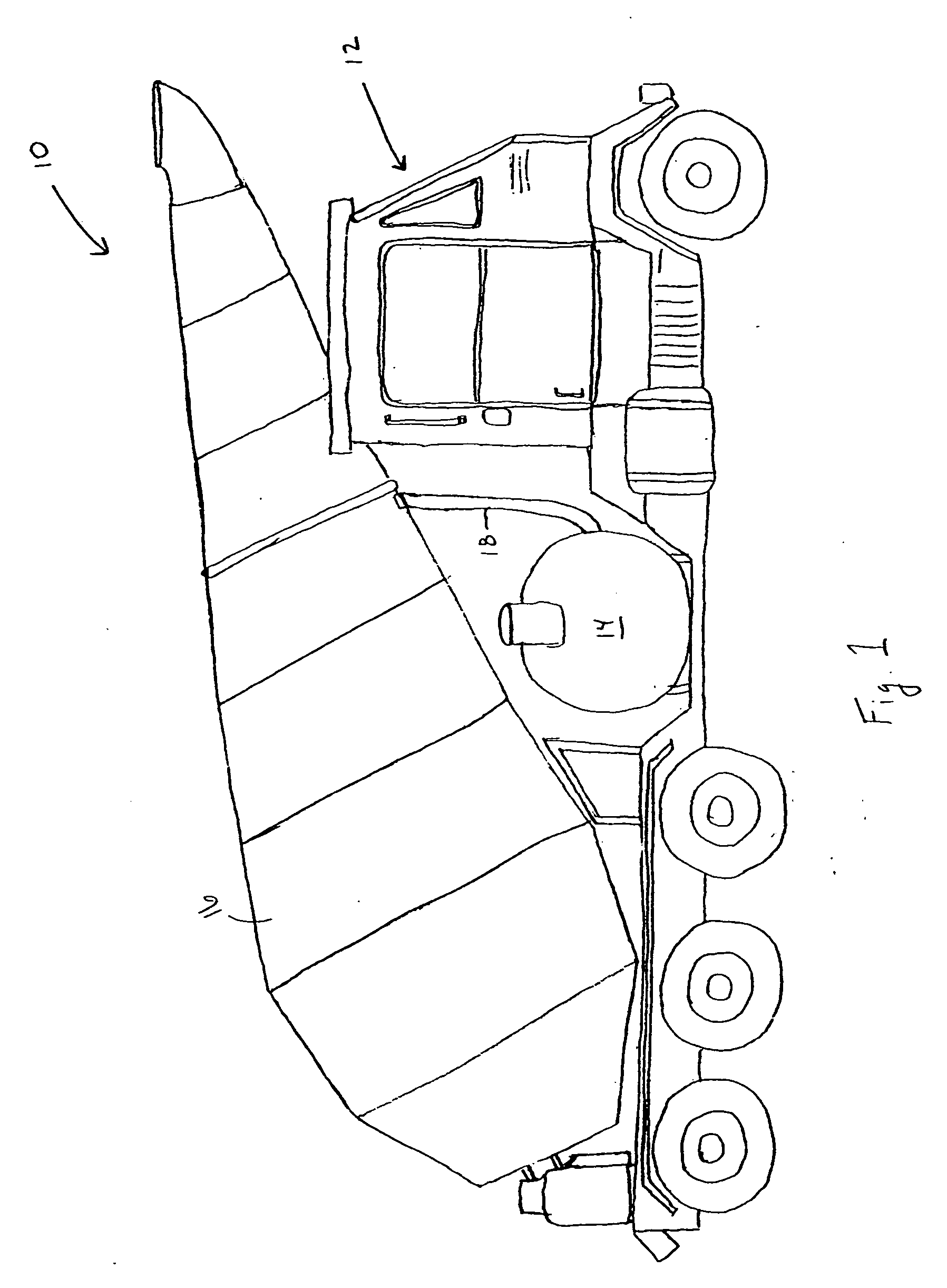 System and method for controlling the release of pressurized fluid for concrete mixing