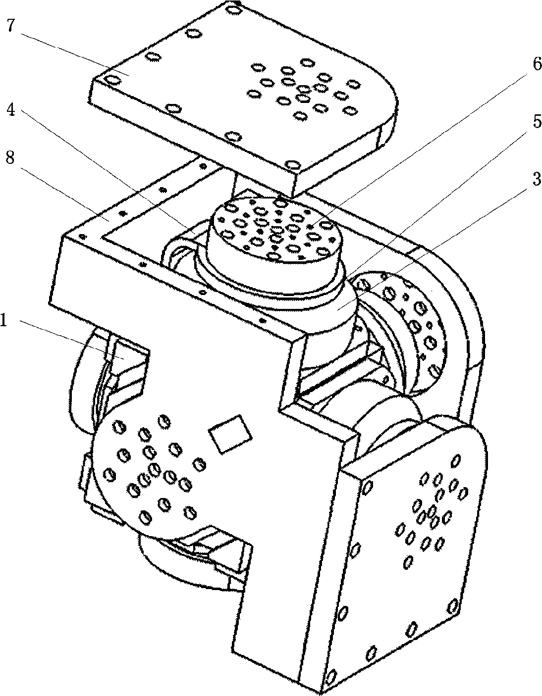 Inertia measurement device for deep-sea inertia navigation