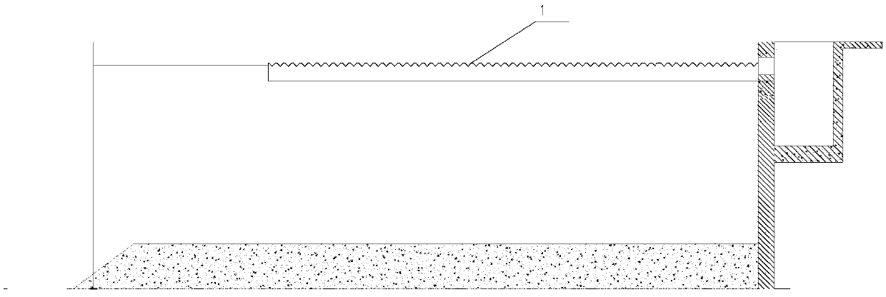 Horizontal sedimentation tank and horizontal sedimentation tank system