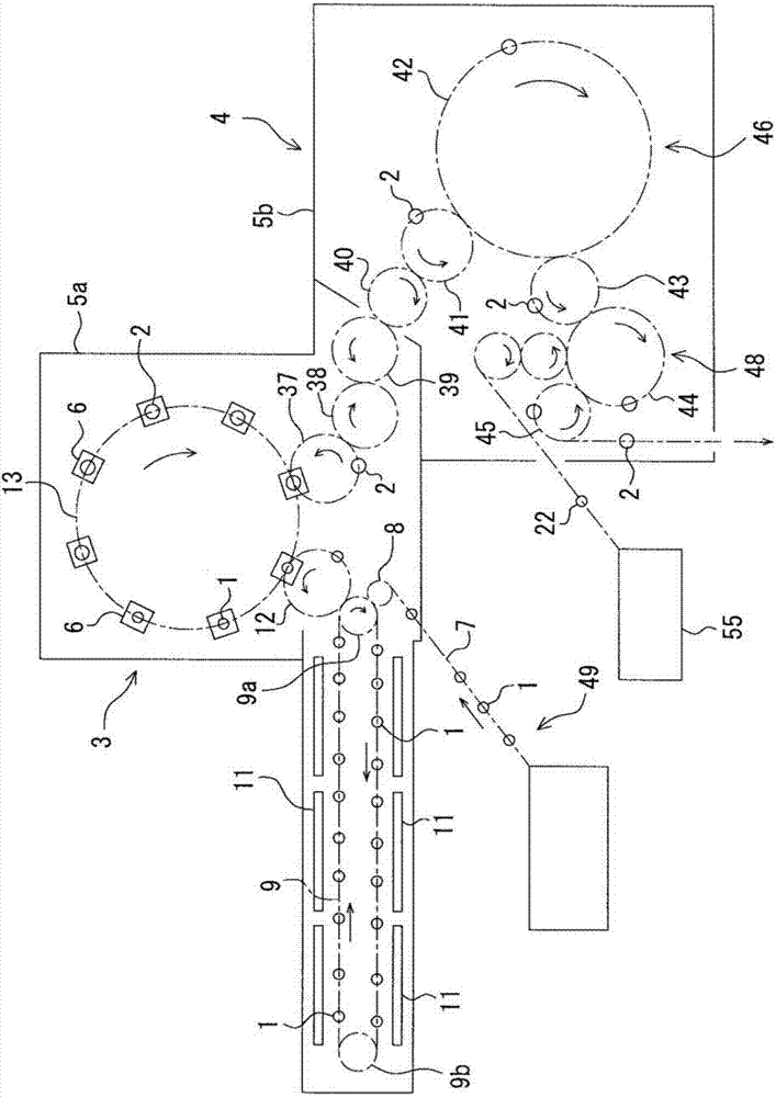 Method and device for molding sterile container, and method and device for sterile filling