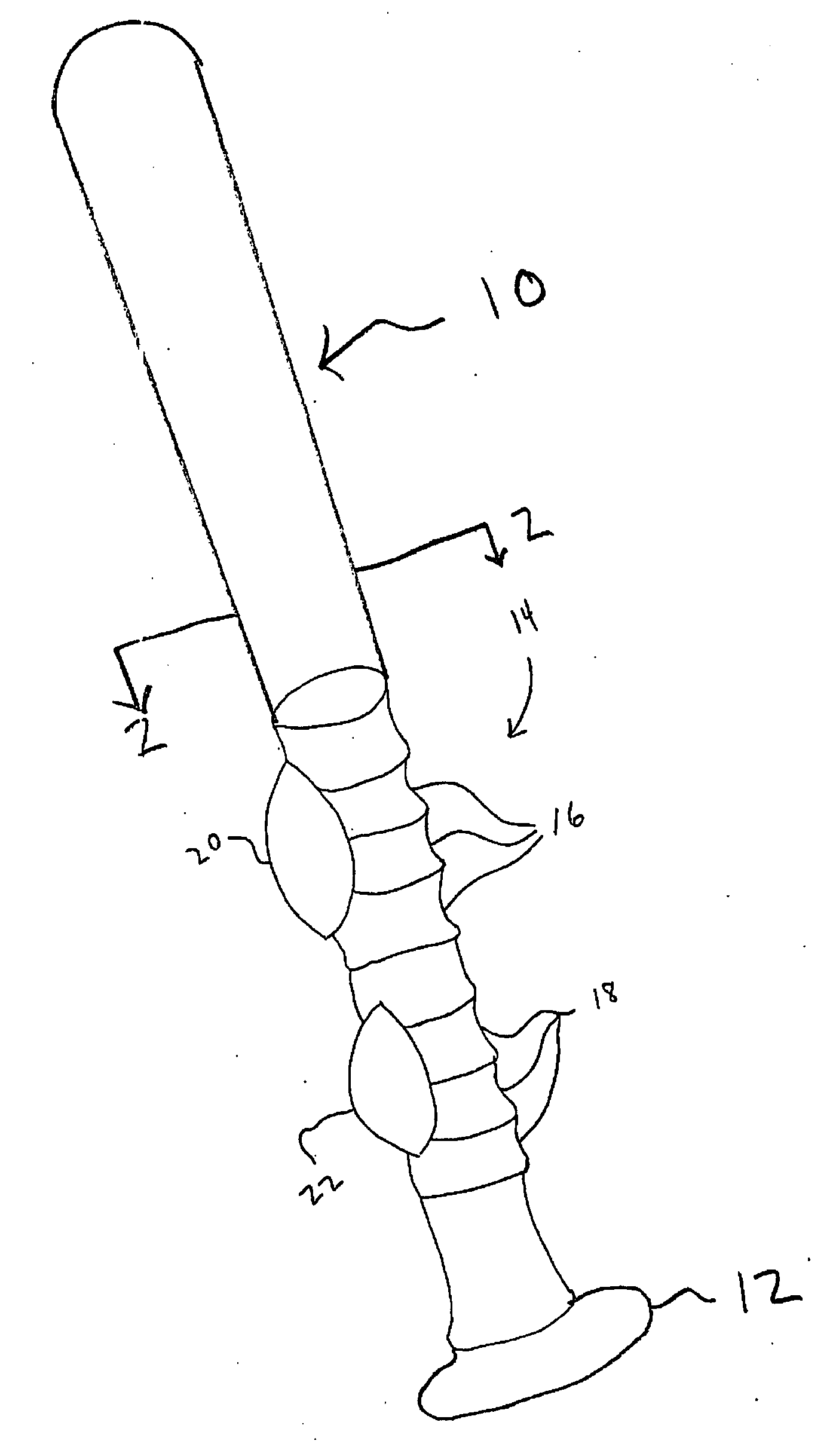 Training grip for a baseball bat