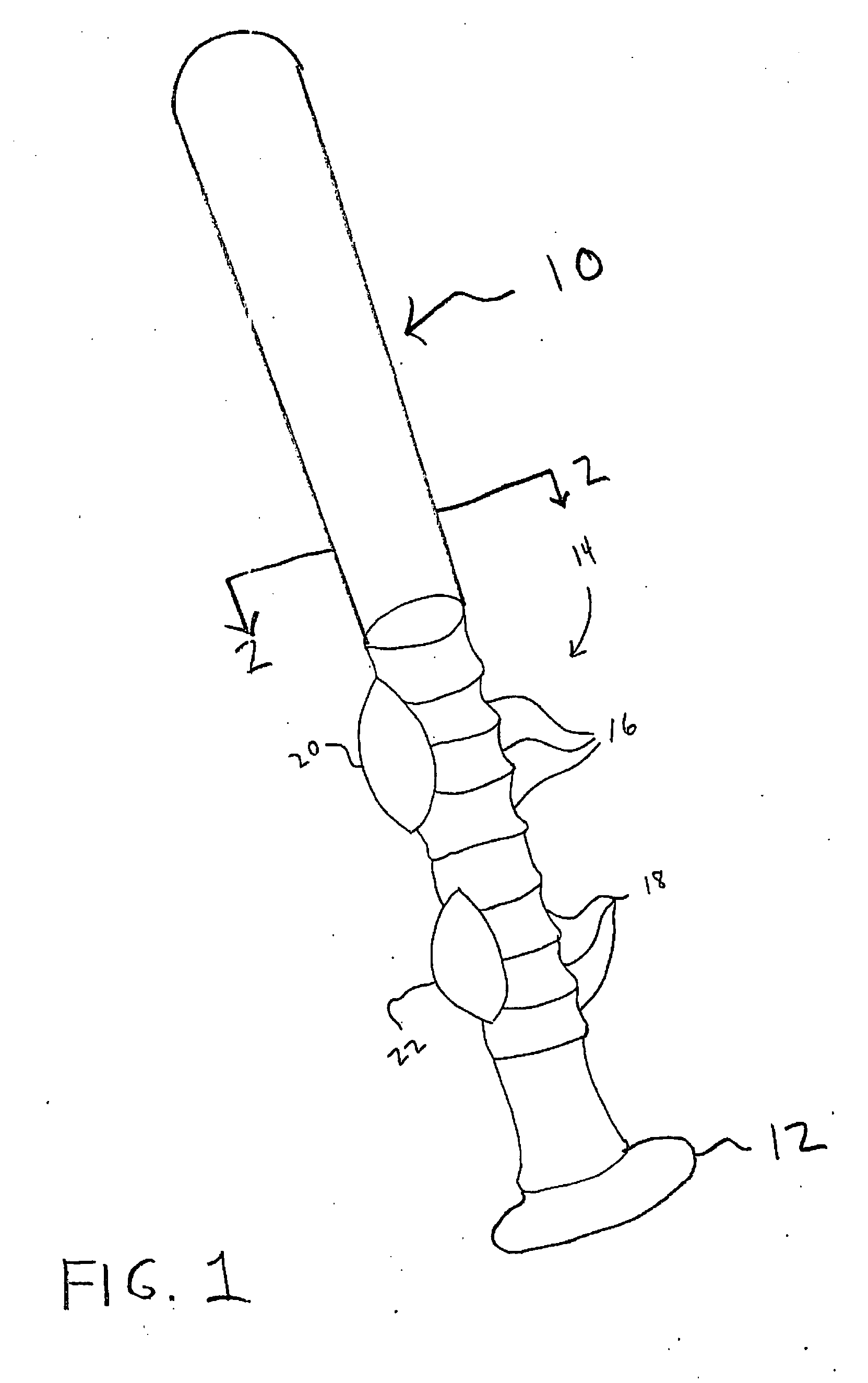 Training grip for a baseball bat