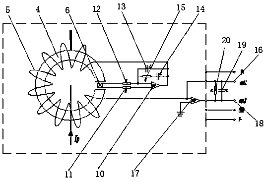 Electronic transformer of electric energy meter