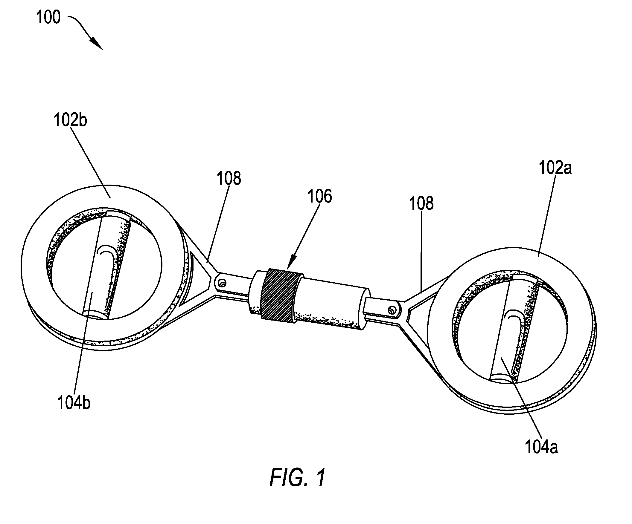 Variable resistance fitness chamber for rotational torque