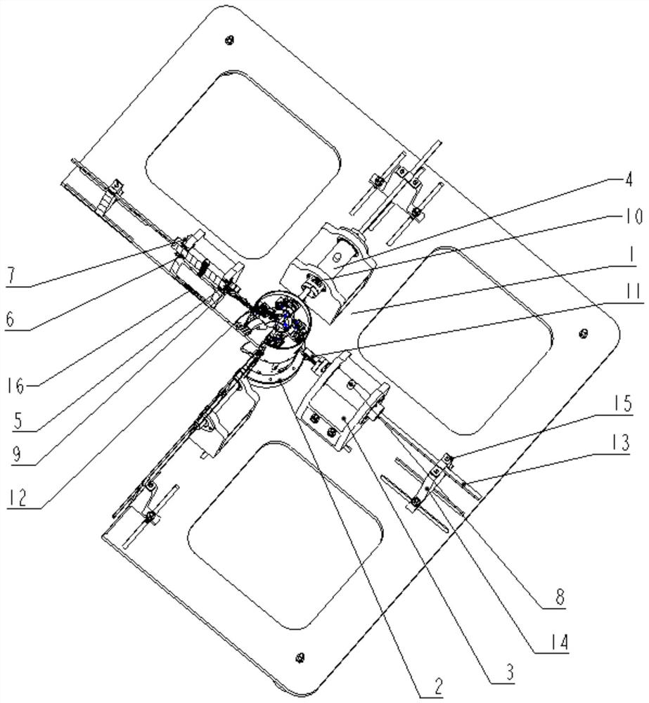 Composite device for zero correction and on-load test of guided missile steering engine